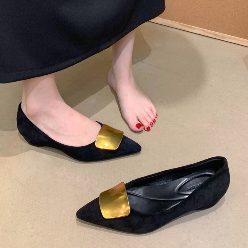 Women Low Heel Pumps Pointed T - Women'S Fashion Shoes ulasan dan harga
