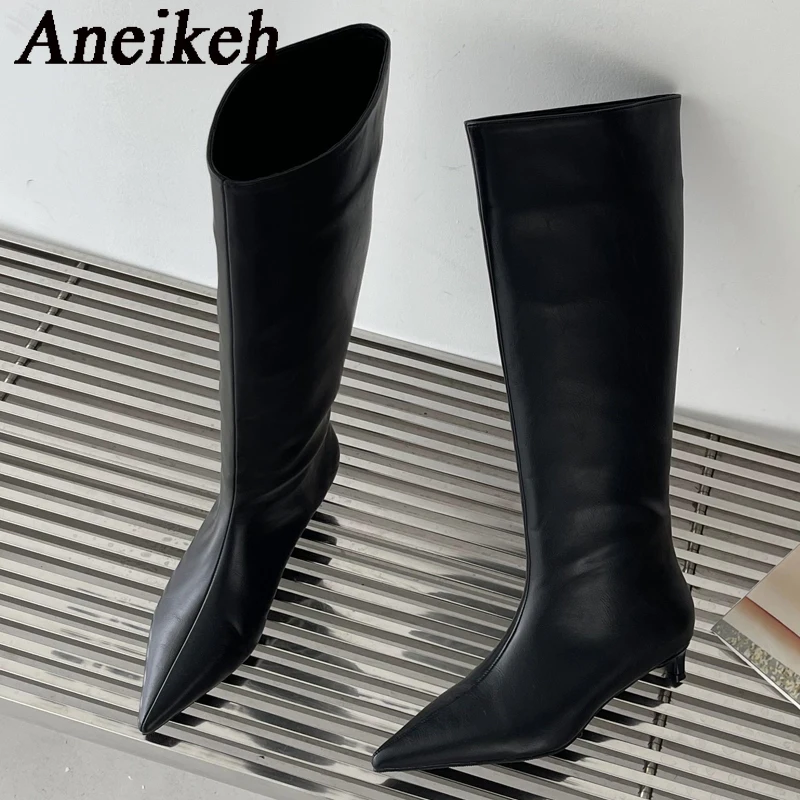 Aneikeh 2027 Fashion Sexy Poin - Women'S Fashion Knee High Boots ulasan dan harga