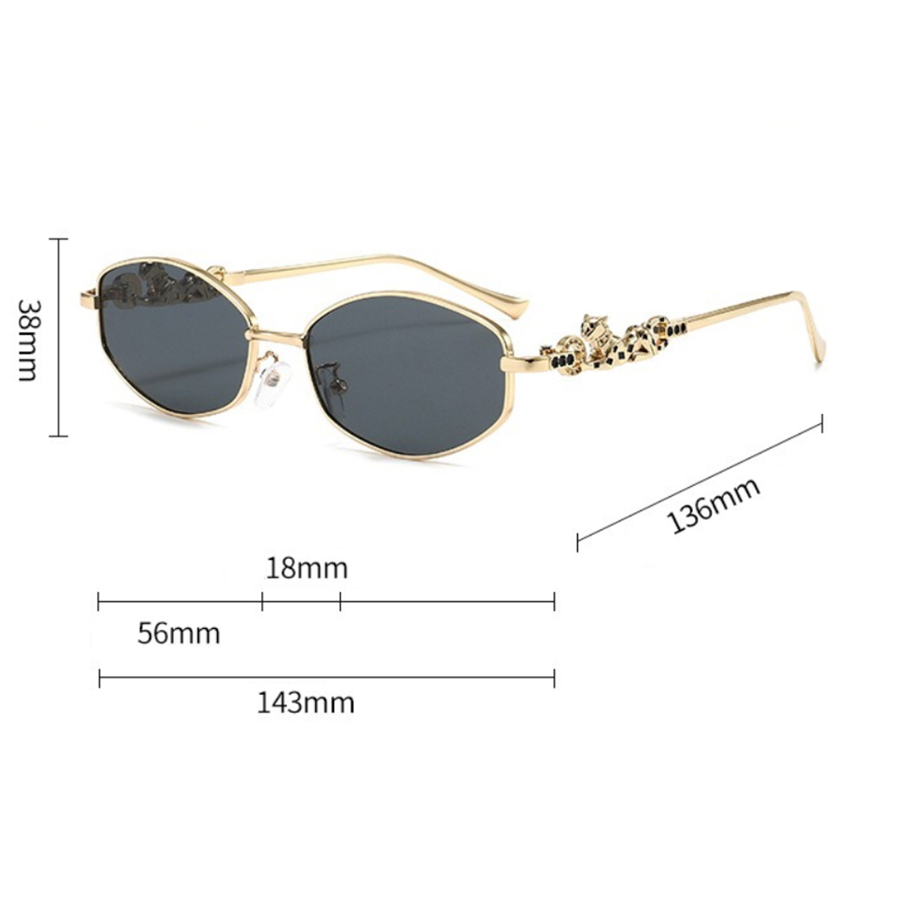 2026 Metal Frame Sunglasses Le - Women Fashion Photoshoot ulasan dan harga