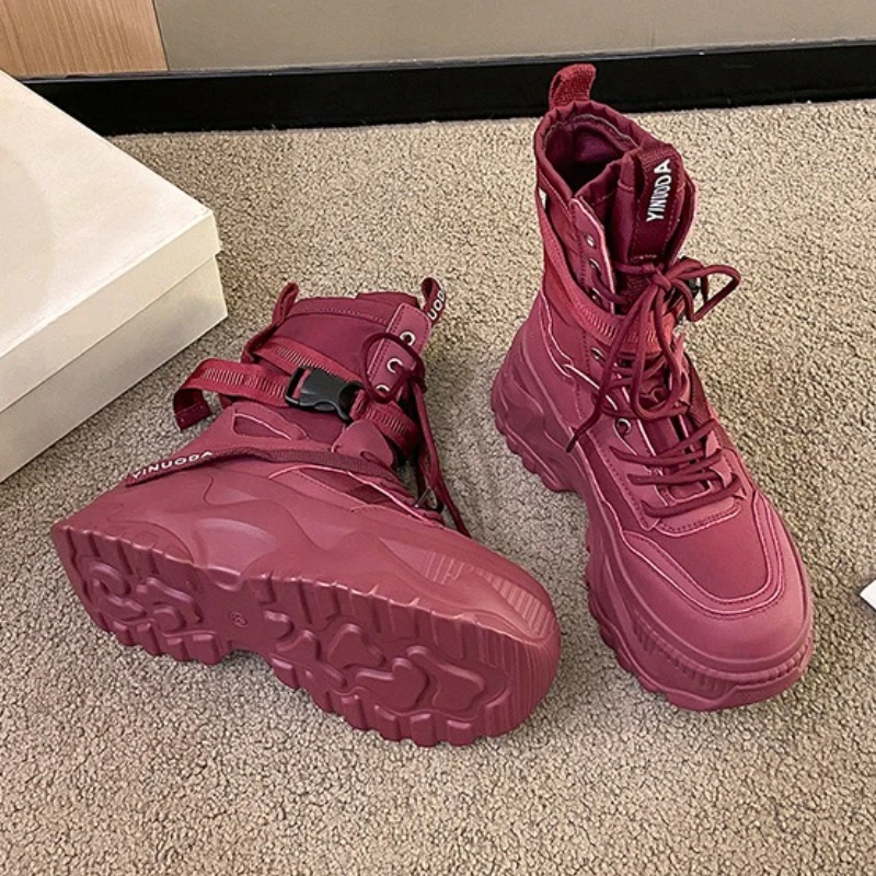 Autumn Winter Platform Boots W - Women'S Fashion Korea ulasan dan harga