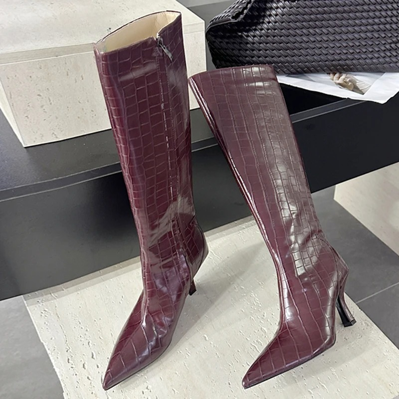 Sexy Lady Black Knee High Boot - Women'S Fashion Knee High Boots ulasan dan harga