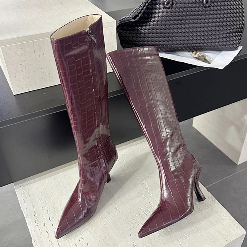 Sexy Lady Black Knee High Boot - Women'S Fashion Knee High Boots ulasan dan harga