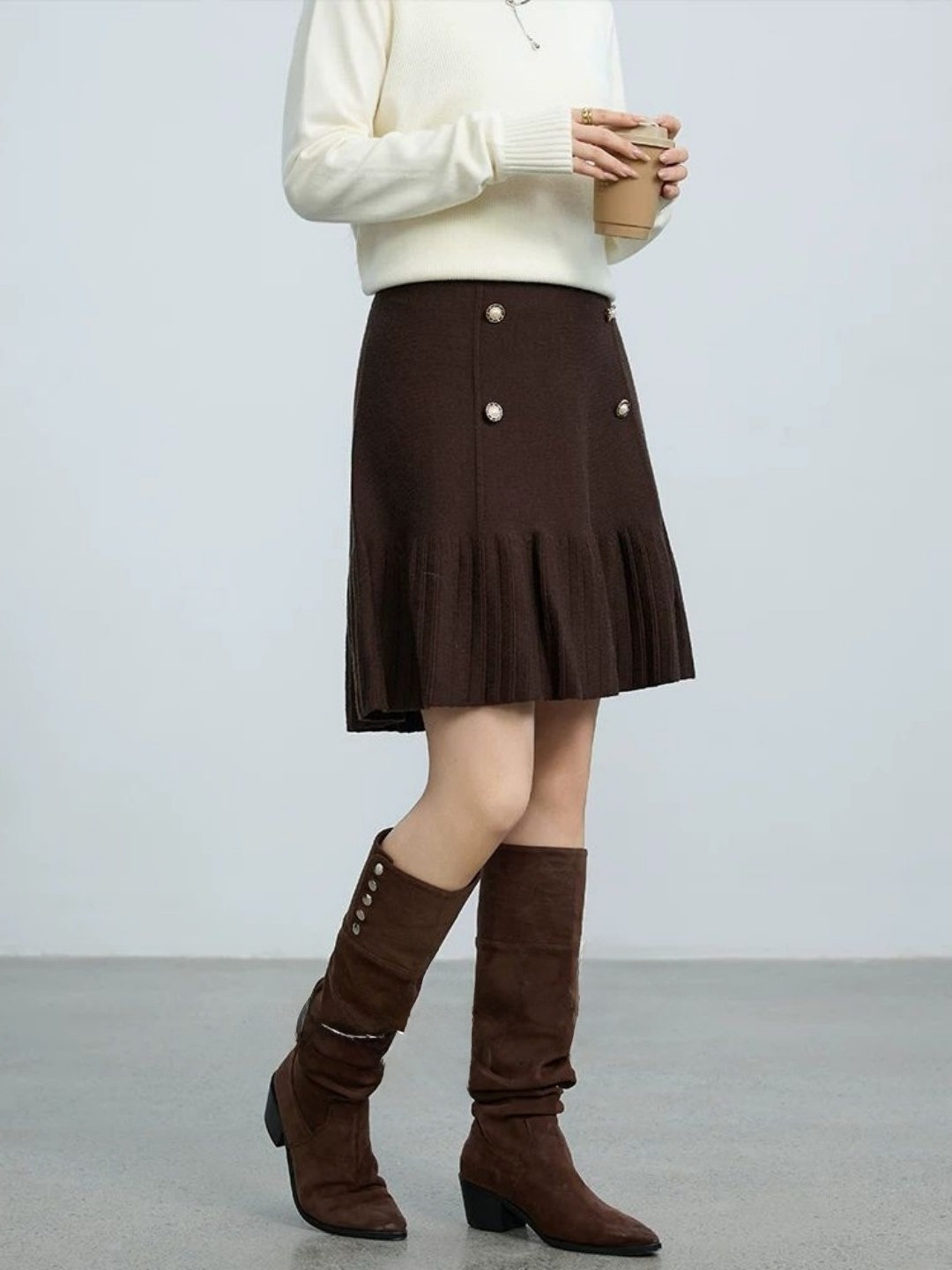 plus Size A-Line  Skirt High W - Women Fashion Over The Years ulasan dan harga